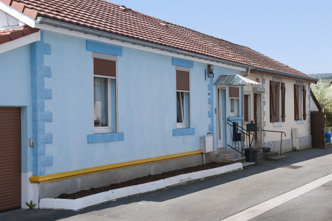 Maisons individuelles accolées. © Région Bourgogne-Franche-Comté, Inventaire du patrimoine