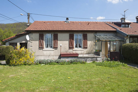 Façade postérieure d'une maison individuelle. © Région Bourgogne-Franche-Comté, Inventaire du patrimoine