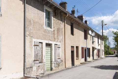 Façade sud d'un logement de type caserne. © Région Bourgogne-Franche-Comté, Inventaire du patrimoine