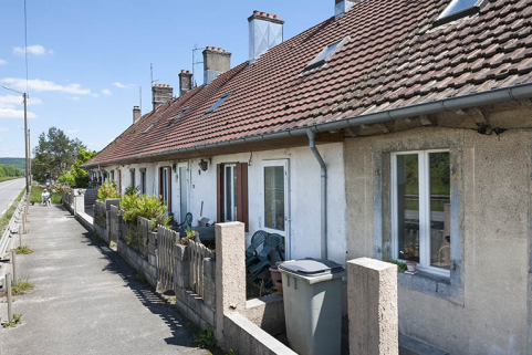 Façade nord d'une habitation de type caserne. © Région Bourgogne-Franche-Comté, Inventaire du patrimoine