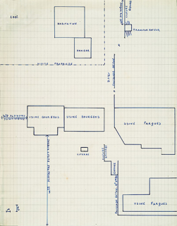 [Plan-masse et de situation partiel de l'usine Farque dressé à l'occasion de l'installation d'une citerne de gaz], [1964]  © Région Bourgogne-Franche-Comté, Inventaire du patrimoine
