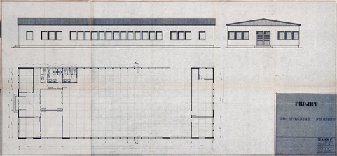 Projet Sté Munnier Frères [plan et élévations], 3 juin 1969 © Région Bourgogne-Franche-Comté, Inventaire du patrimoine
