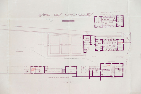 S[ocié]té A[nony]me d’Études et de Constructions Industrielles et Mécaniques, Damprichard (Doubs). Usine des chignoles, [1927] © Région Bourgogne-Franche-Comté, Inventaire du patrimoine