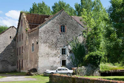 Le moulin depuis le nord-ouest. © Région Bourgogne-Franche-Comté, Inventaire du patrimoine