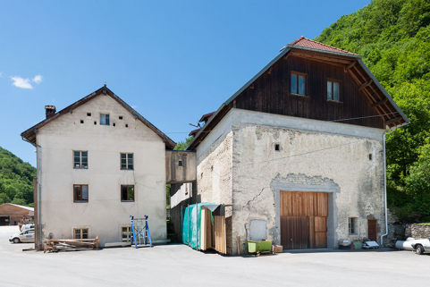 Pignons est du moulin et du logement. © Région Bourgogne-Franche-Comté, Inventaire du patrimoine