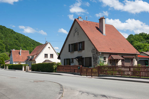 Vue d'ensemble depuis l'ouest. © Région Bourgogne-Franche-Comté, Inventaire du patrimoine
