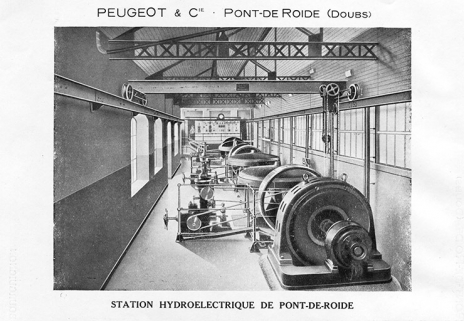 Station hydroélectrique de Pont-de-Roide, s.d. [vers 1923]. © Région Bourgogne-Franche-Comté, Inventaire du patrimoine