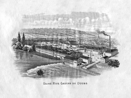 Usine rive gauche du Doubs, s.d. [vers 1911]. © Région Bourgogne-Franche-Comté, Inventaire du patrimoine