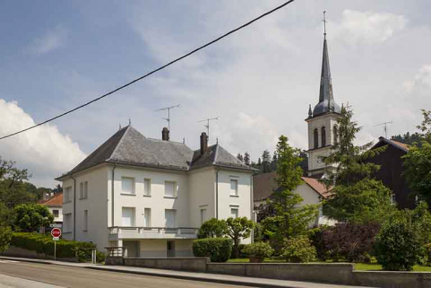 Logement patronal depuis l'ouest (façade postérieure). © Région Bourgogne-Franche-Comté, Inventaire du patrimoine Logement patronal depuis l'ouest (façade postérieure). © Région Bourgogne-Franche-Comté, Inventaire du patrimoine