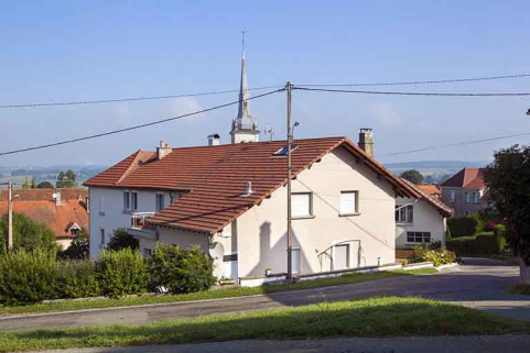 Façades postérieure et latérale droite. © Région Bourgogne-Franche-Comté, Inventaire du patrimoine