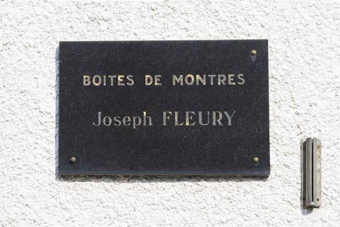 Plaque signalant la fabrique. © Région Bourgogne-Franche-Comté, Inventaire du patrimoine Plaque signalant la fabrique. © Région Bourgogne-Franche-Comté, Inventaire du patrimoine