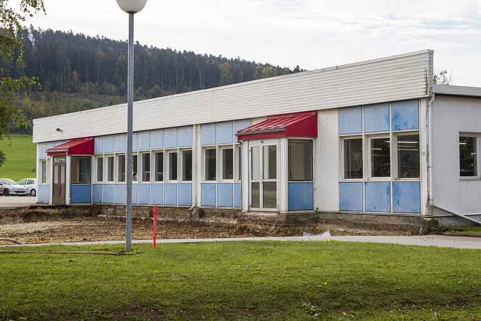 L'entrée, avant l'extension de 2013. © Région Bourgogne-Franche-Comté, Inventaire du patrimoine