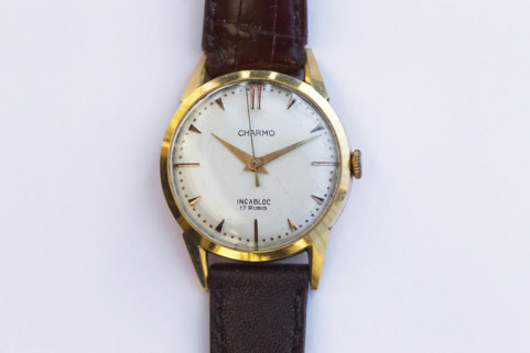 Montre de marque Charmo fabriquée dans l'atelier. © Région Bourgogne-Franche-Comté, Inventaire du patrimoine