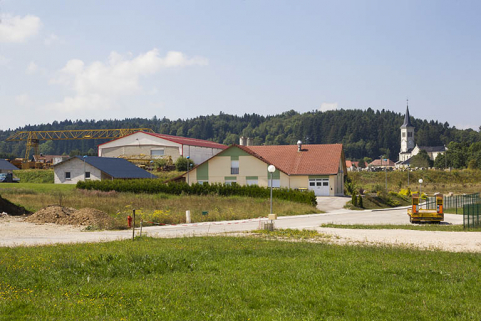 Vue d'ensemble, depuis l'est (façade postérieure). © Région Bourgogne-Franche-Comté, Inventaire du patrimoine
