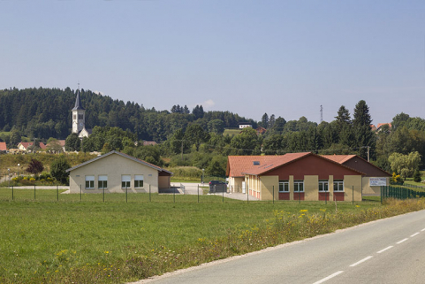 Vue d'ensemble, depuis l'est. © Région Bourgogne-Franche-Comté, Inventaire du patrimoine