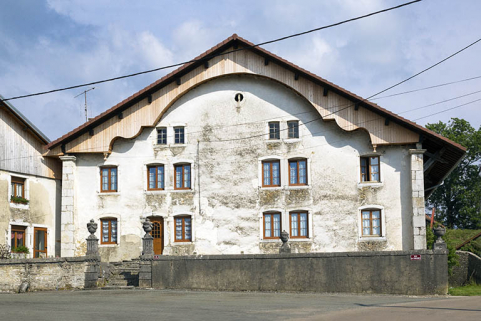 Ferme : façade antérieure. © Région Bourgogne-Franche-Comté, Inventaire du patrimoine