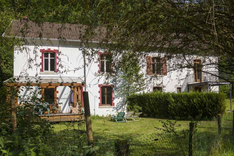 Logements d'ouvriers : façade postérieure. © Région Bourgogne-Franche-Comté, Inventaire du patrimoine