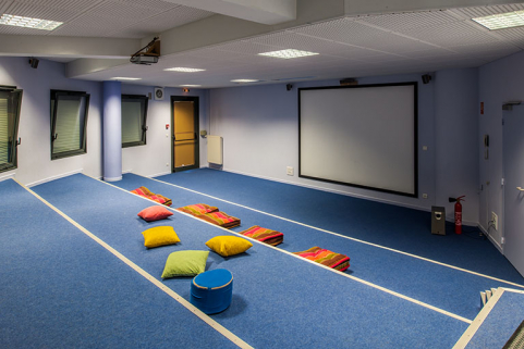 Salle de projection.  © Région Bourgogne-Franche-Comté, Inventaire du patrimoine