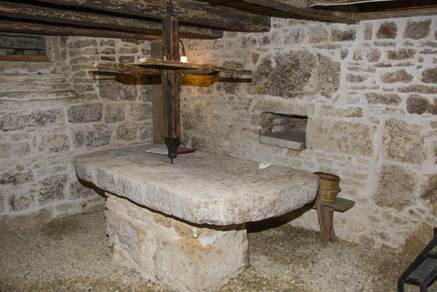 Cellier avec son "tablard". © Région Bourgogne-Franche-Comté, Inventaire du patrimoine