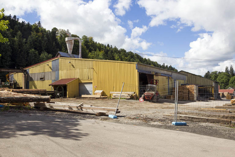 Ateliers de débitage (N et M), depuis le nord-est. © Région Bourgogne-Franche-Comté, Inventaire du patrimoine