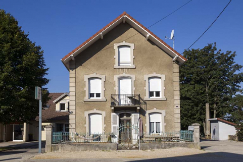Logement : façade antérieure. © Région Bourgogne-Franche-Comté, Inventaire du patrimoine