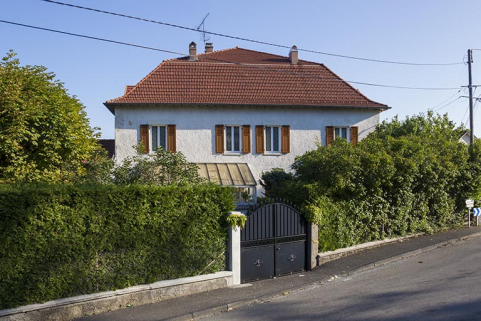 Logement : façade antérieure. © Région Bourgogne-Franche-Comté, Inventaire du patrimoine