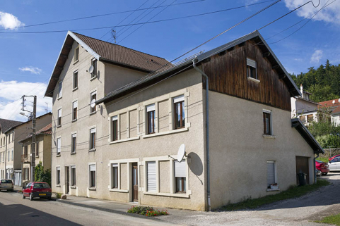 Façades antérieure et latérale droite. © Région Bourgogne-Franche-Comté, Inventaire du patrimoine