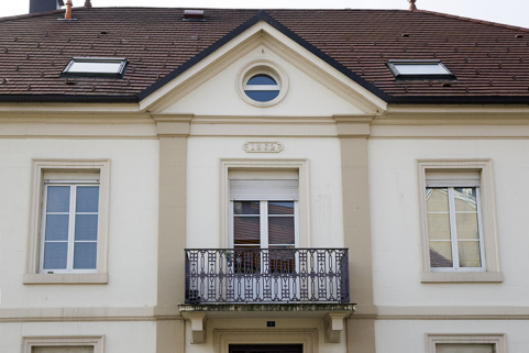 Façade antérieure : premier étage. © Région Bourgogne-Franche-Comté, Inventaire du patrimoine