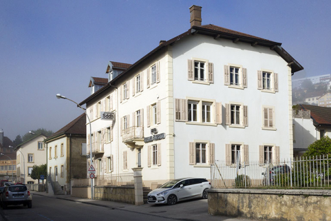Façades antérieure et latérale droite. © Région Bourgogne-Franche-Comté, Inventaire du patrimoine