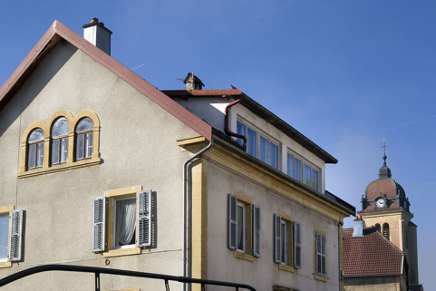 Etage et étage en surcroît (côté est). © Région Bourgogne-Franche-Comté, Inventaire du patrimoine