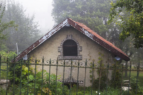Bûcher : pignon sud. © Région Bourgogne-Franche-Comté, Inventaire du patrimoine Bûcher : pignon sud. © Région Bourgogne-Franche-Comté, Inventaire du patrimoine