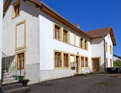 Ancien atelier : façade antérieure, vu de trois quarts gauche. © Région Bourgogne-Franche-Comté, Inventaire du patrimoine