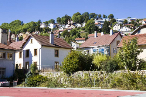 Façade postérieure. A gauche, ancien atelier du site de Camille Mauvais. © Région Bourgogne-Franche-Comté, Inventaire du patrimoine
