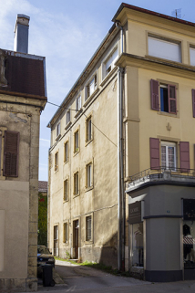 Façade latérale gauche, vue en enfilade. © Région Bourgogne-Franche-Comté, Inventaire du patrimoine
