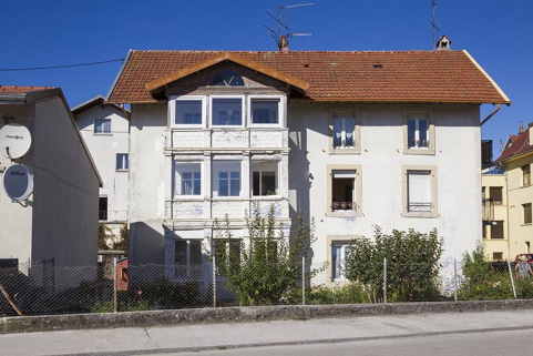 Corps de bâtiment en fond de cour : façade sud. © Région Bourgogne-Franche-Comté, Inventaire du patrimoine