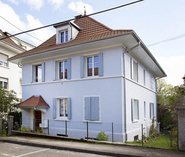 Façades antérieure et latérale droite. © Région Bourgogne-Franche-Comté, Inventaire du patrimoine