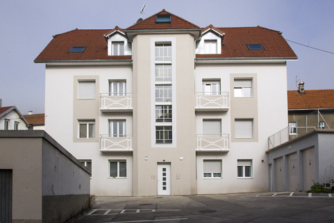 Bâtiment nord : façade antérieure. © Région Bourgogne-Franche-Comté, Inventaire du patrimoine