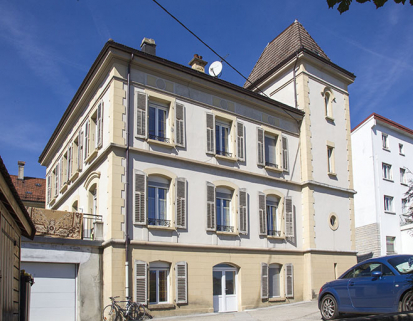 Façades postérieure et latérale droite. © Région Bourgogne-Franche-Comté, Inventaire du patrimoine