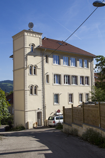 Usine : façade postérieure, de trois quarts gauche. © Région Bourgogne-Franche-Comté, Inventaire du patrimoine Usine : façade postérieure, de trois quarts gauche. © Région Bourgogne-Franche-Comté, Inventaire du patrimoine