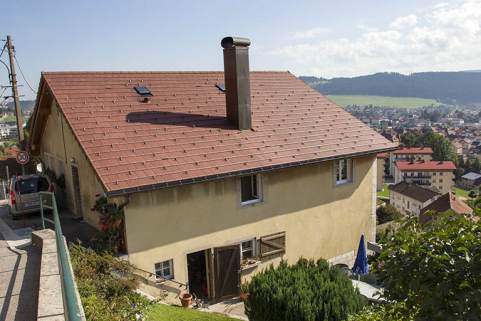 Façades latérale droite et antérieure. © Région Bourgogne-Franche-Comté, Inventaire du patrimoine