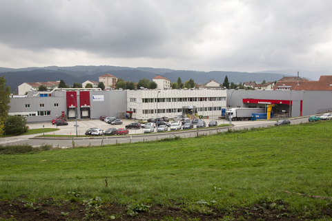 Site récent : façade antérieure, rue du Docteur Sauze. © Région Bourgogne-Franche-Comté, Inventaire du patrimoine