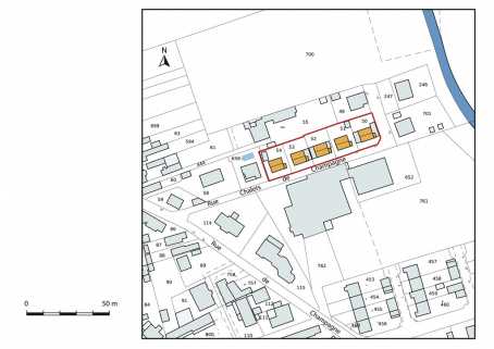 Plan-masse et de situation. © Région Bourgogne-Franche-Comté, Inventaire du patrimoine