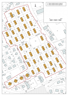 Plan-masse et de situation. © Région Bourgogne-Franche-Comté, Inventaire du patrimoine