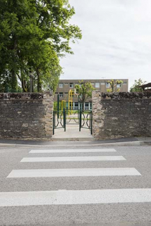 L'entrée piétonnière. © Région Bourgogne-Franche-Comté, Inventaire du patrimoine