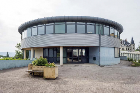 Détail de la tour. © Région Bourgogne-Franche-Comté, Inventaire du patrimoine