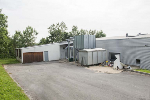 Angle nord de la parcelle, façade postérieure des ateliers. © Région Bourgogne-Franche-Comté, Inventaire du patrimoine