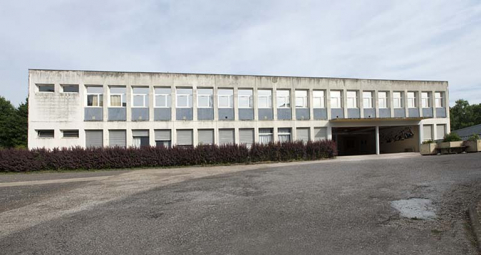 Façade sud-est de l'externat et préau. © Région Bourgogne-Franche-Comté, Inventaire du patrimoine