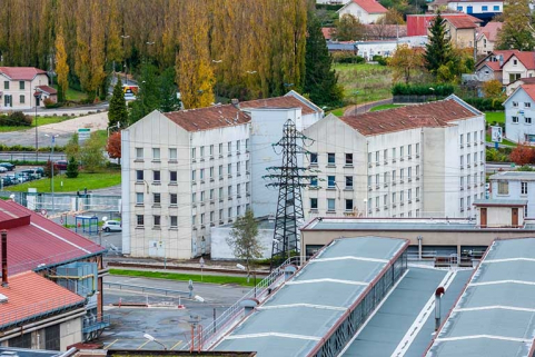 Vue plongeante sur l'ancien hôtel nord. © Région Bourgogne-Franche-Comté, Inventaire du patrimoine Vue plongeante sur l'ancien hôtel nord. © Région Bourgogne-Franche-Comté, Inventaire du patrimoine
