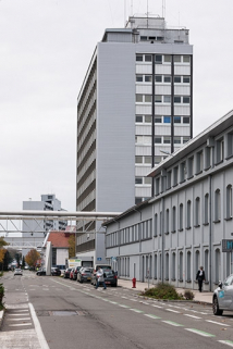 Immeuble de bureaux (Building Centre) depuis l'est. © Région Bourgogne-Franche-Comté, Inventaire du patrimoine Immeuble de bureaux (Building Centre) depuis l'est. © Région Bourgogne-Franche-Comté, Inventaire du patrimoine