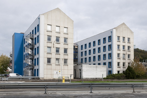 Anciens hôtels dans l'enceinte de l'usine. © Région Bourgogne-Franche-Comté, Inventaire du patrimoine Anciens hôtels dans l'enceinte de l'usine. © Région Bourgogne-Franche-Comté, Inventaire du patrimoine